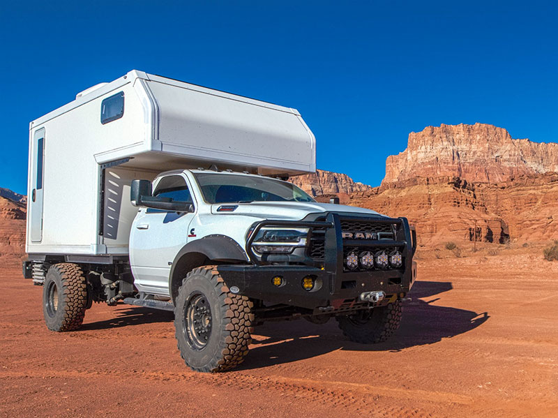 Total Composites Flatbed Truck Camper