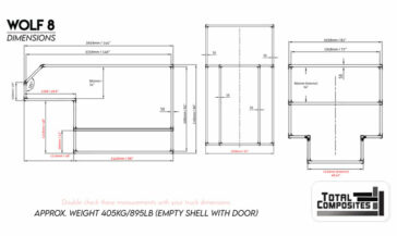 Total Composites WOLF 8 Floor Plan