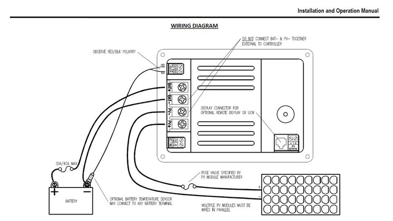 Blue Sky Energy Solar Charge Controller Wiring Diagram