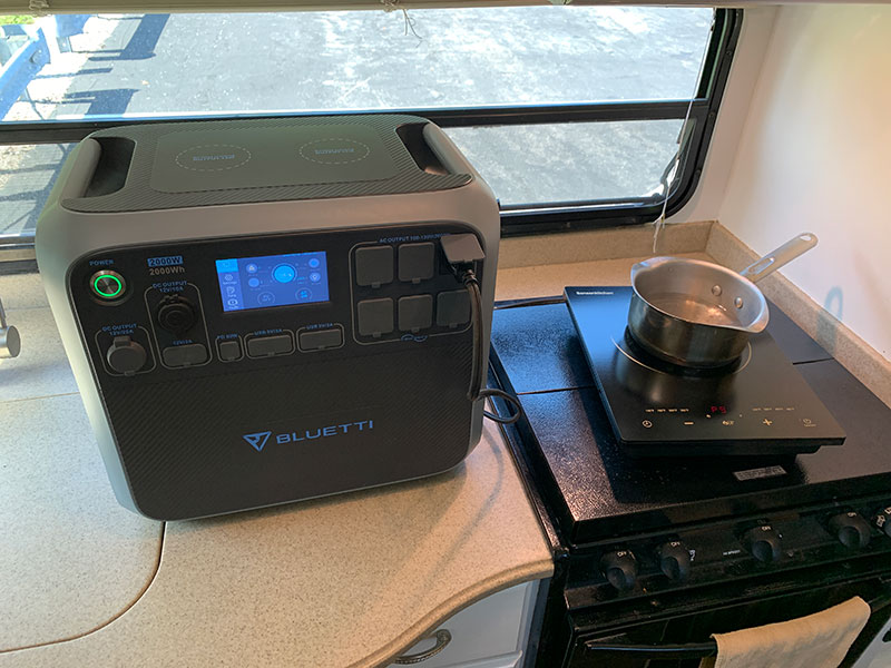 Bluetti Induction Cooktop Test