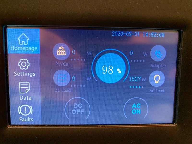 Bluetti Induction Readout
