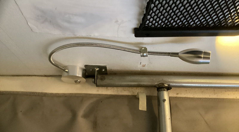 Camper Kitchen Mods Ceiling Light