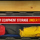 Emergency Equipment Storage Under Camper