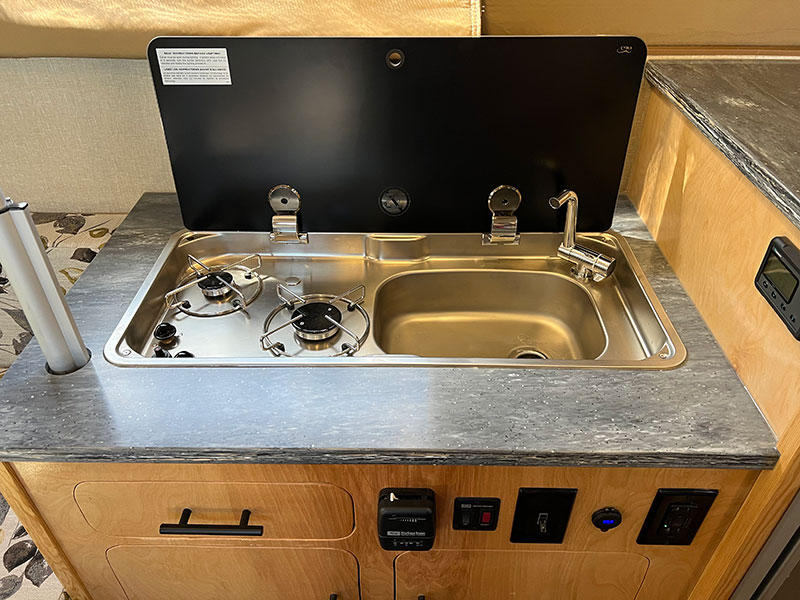 Phoenix L2 Flatbed Kitchen Cooktop Sink Open