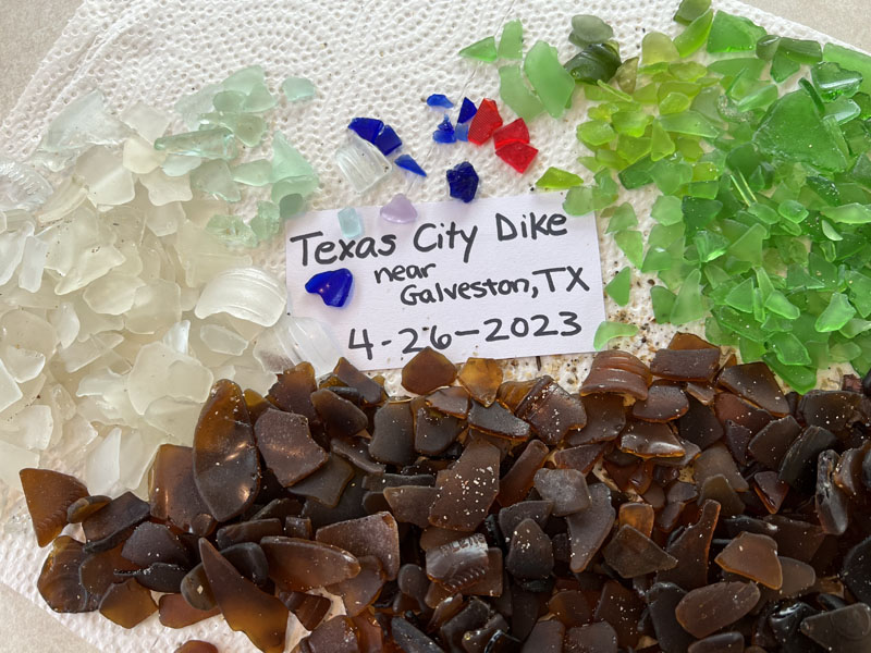 Texas Dike Sea Glass
