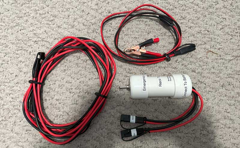 All Parts To Emergency Electric Jack System