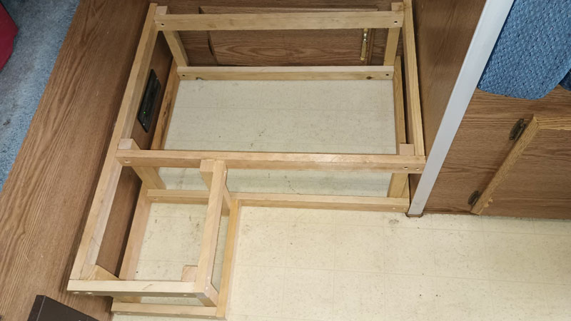 Cabover Step Storage 2