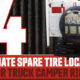 Spare Tire Options for Truck Campers