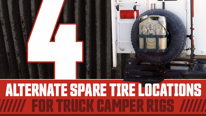 Camper bumper hotsell spare tire mount