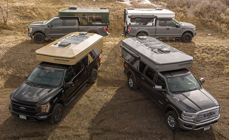 Four Supertramp Flagship LT Campers