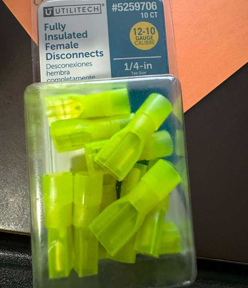 Fully Insulated Female Disconnects Wire Connectors