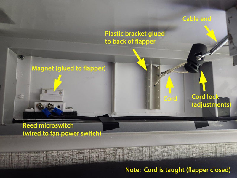 Kitchen Fan Damper Opener 4