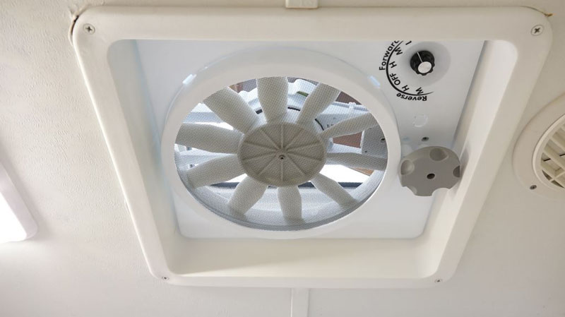 New RV Hengs Bathroom Fan Install Complete