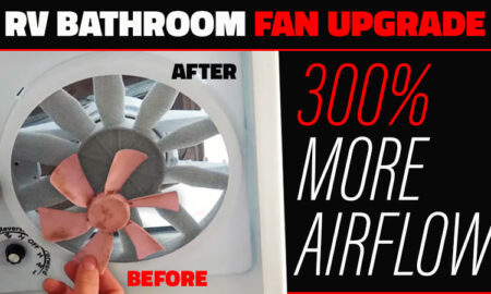 RV Bathroom Fan Upgrade