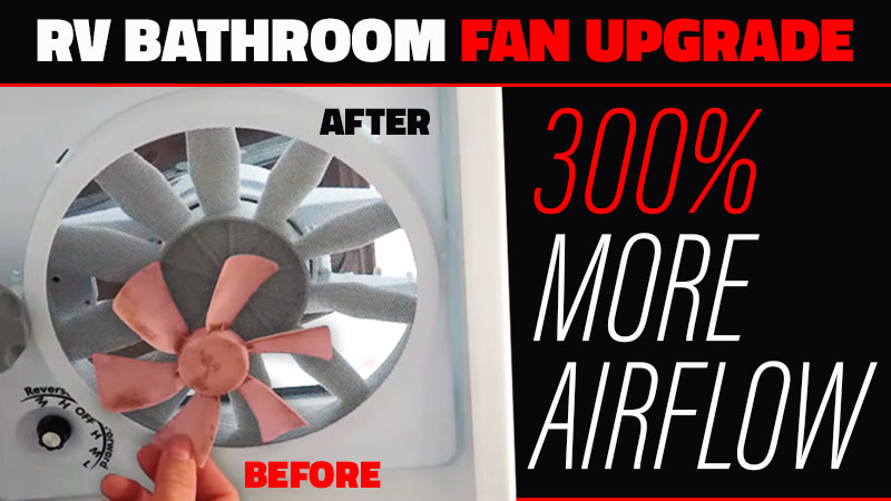 RV Bathroom Fan Upgrade