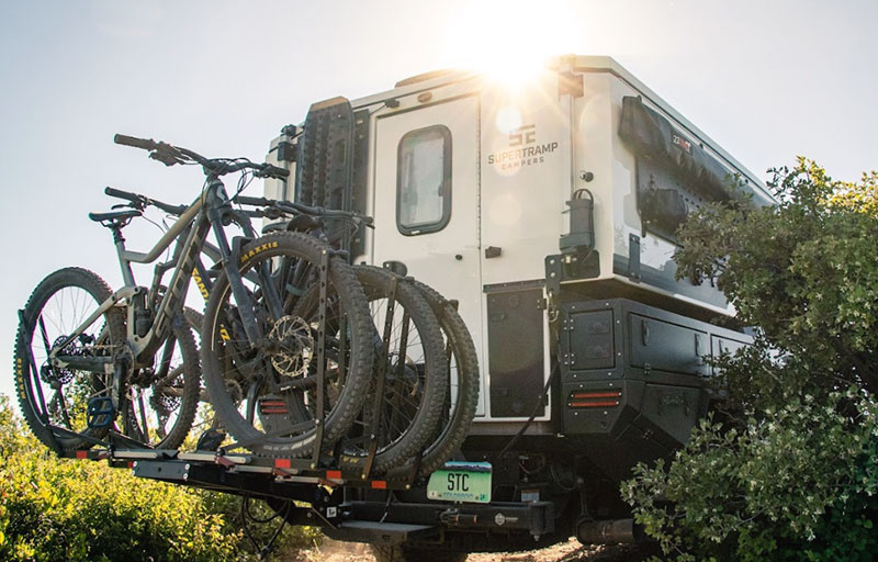 Supertramp Flagship LT with bikes mounted