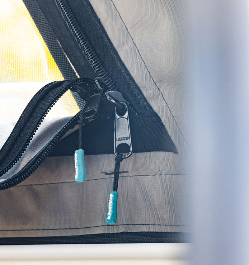 Supertramp Camper Zipper Close Up