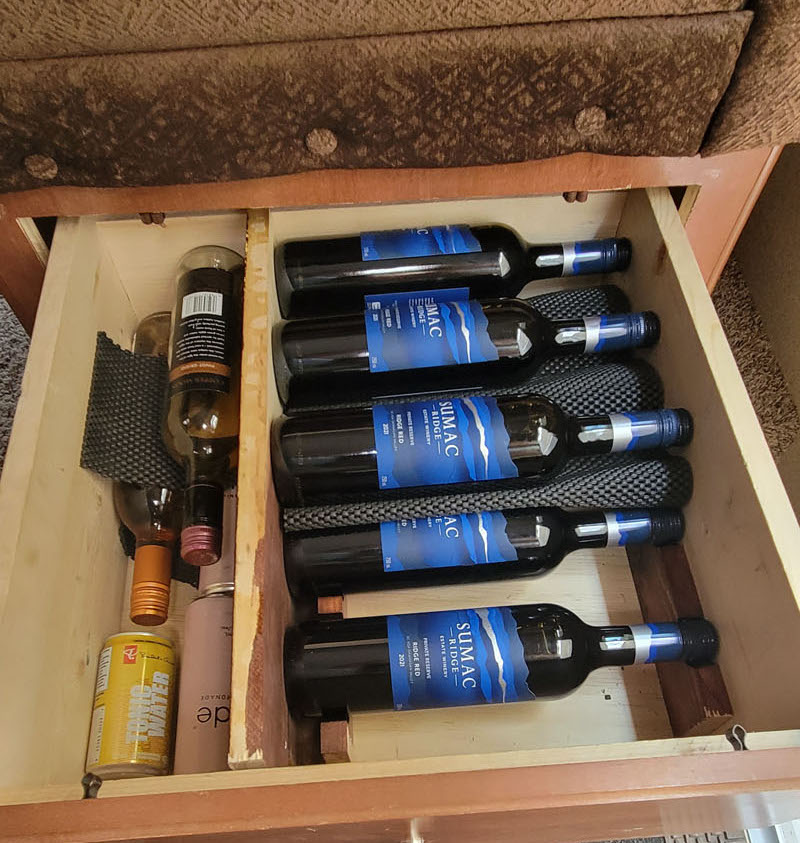 Wine Cellar Storage Showing Wine Bottles
