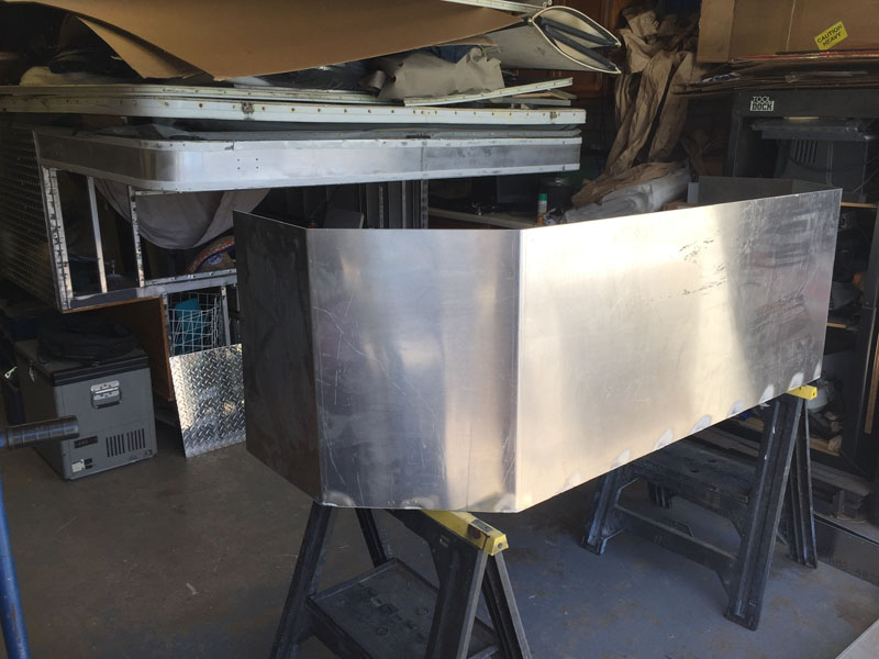Armored Overland Camper Front Bottom Piece