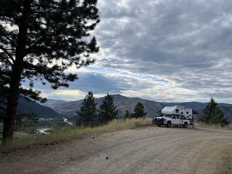 Gillespie Road Boondocking Spot Clinton Montana