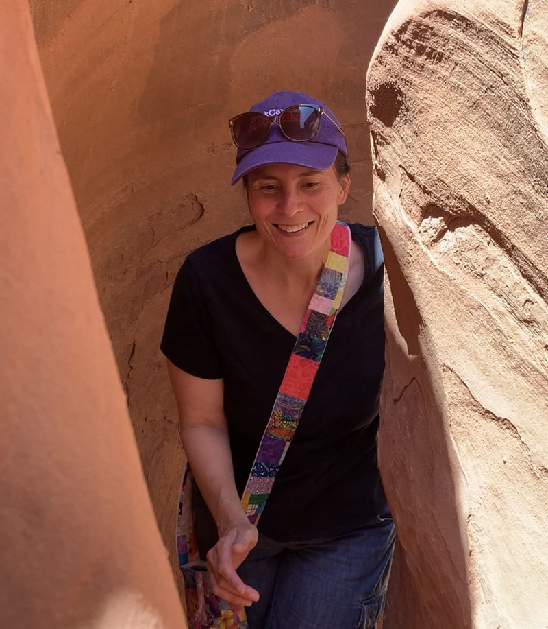 Angela in Leprechaun Slot Canyon