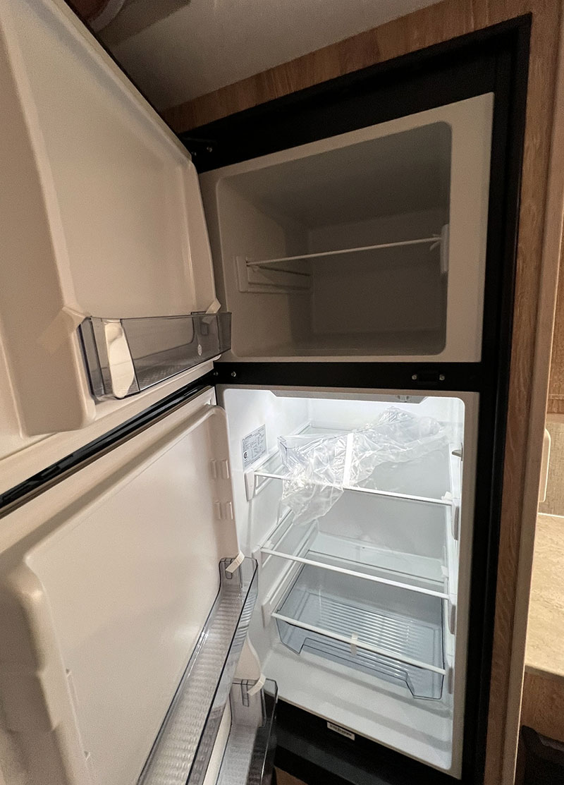 Northstar Night Hawk Furrion Refrigerator Open