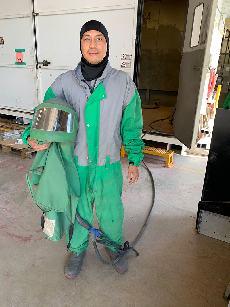 OEV Factory Powder Shop Jongson Blasting Suit
