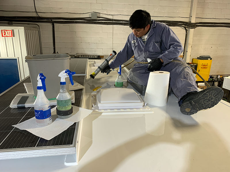 OEV Factory Production Shop Carl Roof Sealing