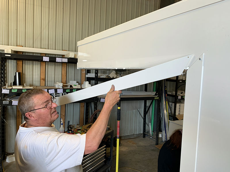 OEV Factory Production Shop Rob Glue Up 2