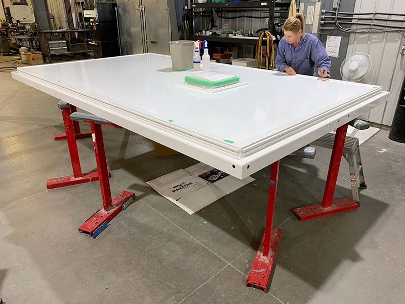 OEV Factory Production Shop Tracy Cleaning Seals