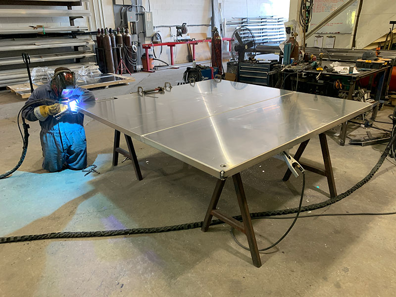 OEV Factory Weld Shop Josh Welding Aluma Tray