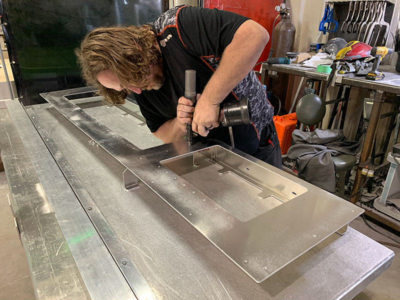 OEV Factory Weld Shop Kevin Rivets