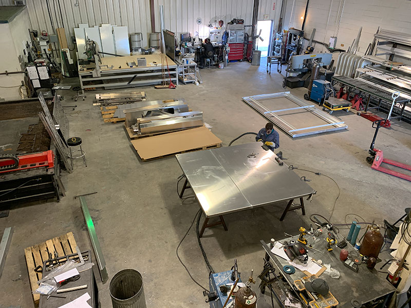 OEV Factory Weld Shop Wide