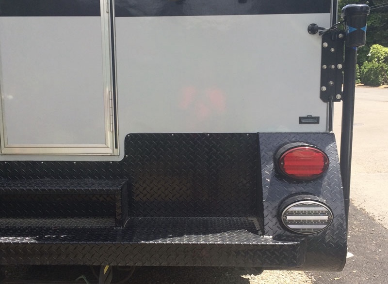 Sliding BBQ Box For A Cirrus Camper Bumper