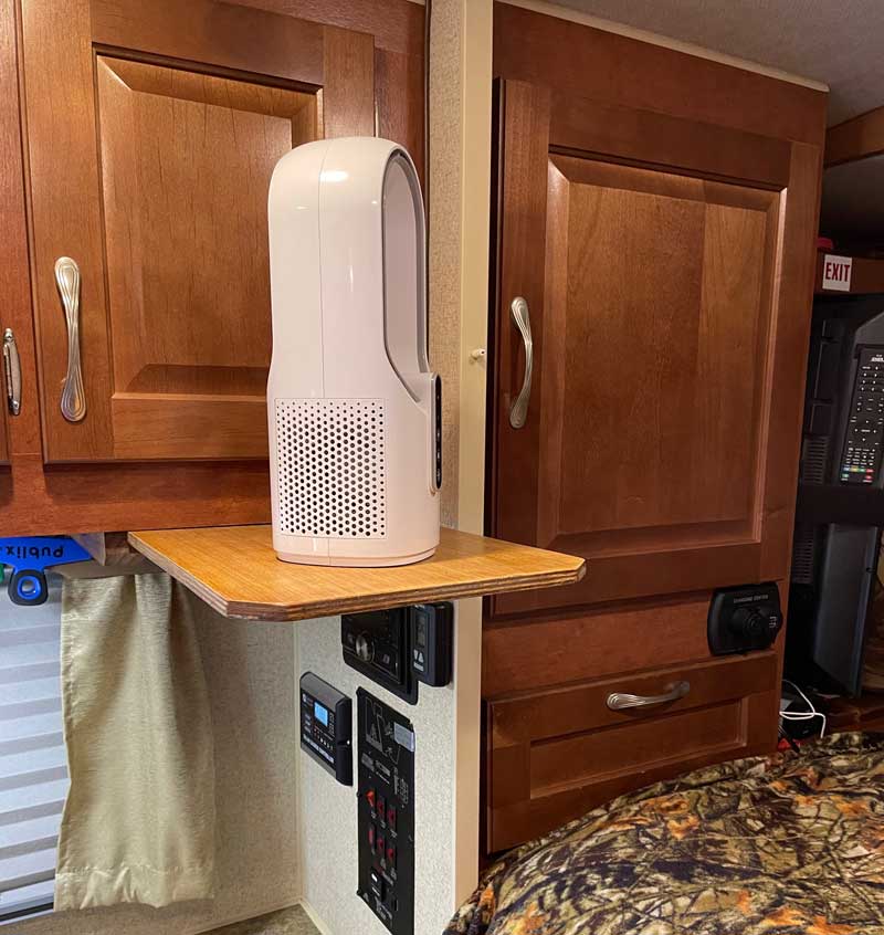 Sliding Shelf For Fan