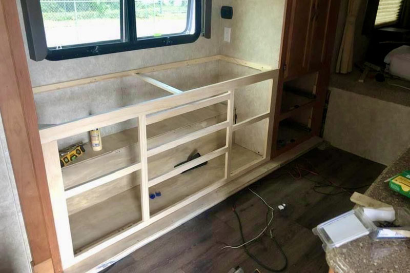 Storage In Triple Side Build Out