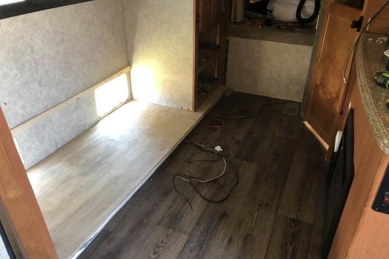 Taking Dinette Out Of Truck Camper