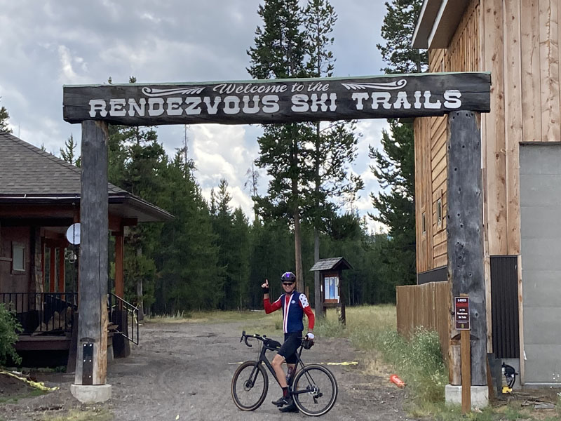 Town Of West Yellowstone At The Entrance To The Ski Trails