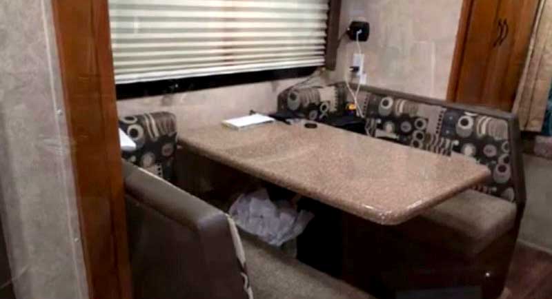 Triple Slide Dinette To Storage Conversion