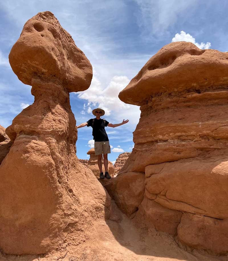 Gordon in Goblin Valley State Park