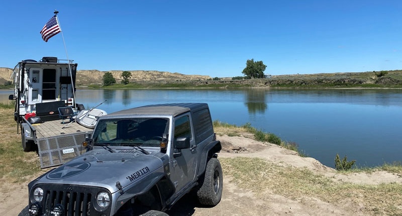 Wood Botton Campground In National Monument Montana