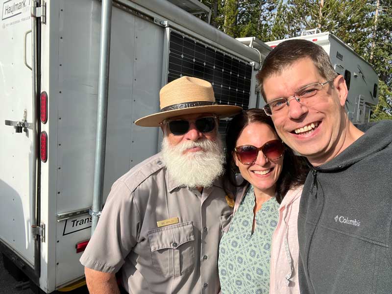 Our good friend, Bryan Appleby, in Yellowstone