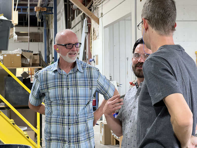 Claus Schroederr and David Epp with Gordon