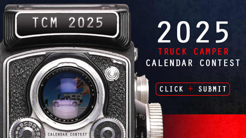 2025 Truck Camper Calendar Announcement