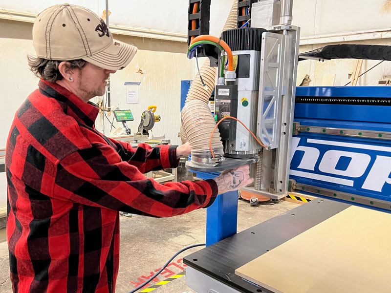 Alaskan Camper Factory With CNC Machine Set Up