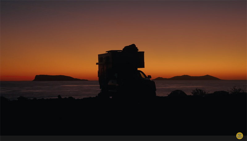 Boondocking Baja Sunset