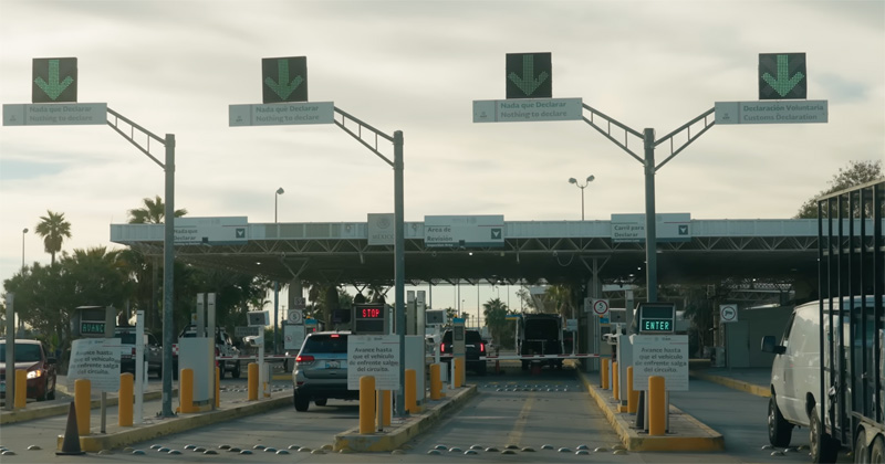 Bound For Nowhere Border Crossing Baja