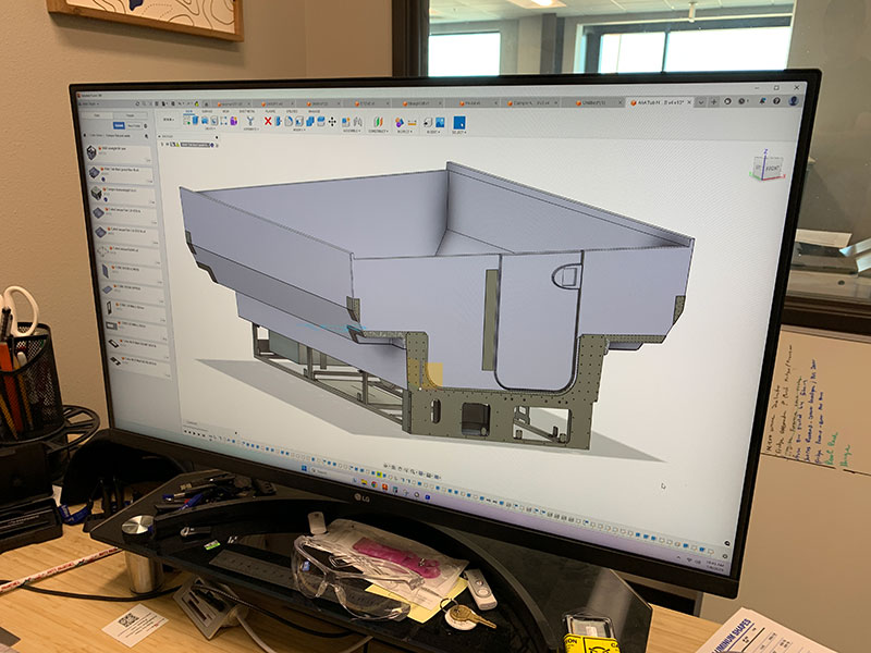 Cube Series Tech Autodesk CAD Screen Close Up