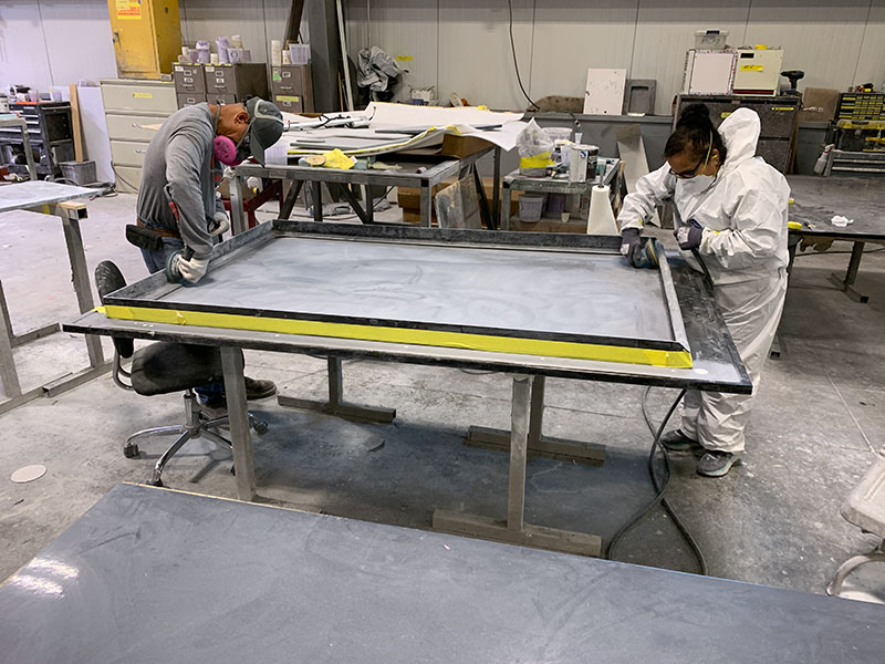 Cube Series Tech Fiberglass Infusion Sanding