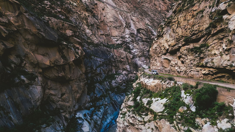 Canyon Del Pato Dangerous Road Peru